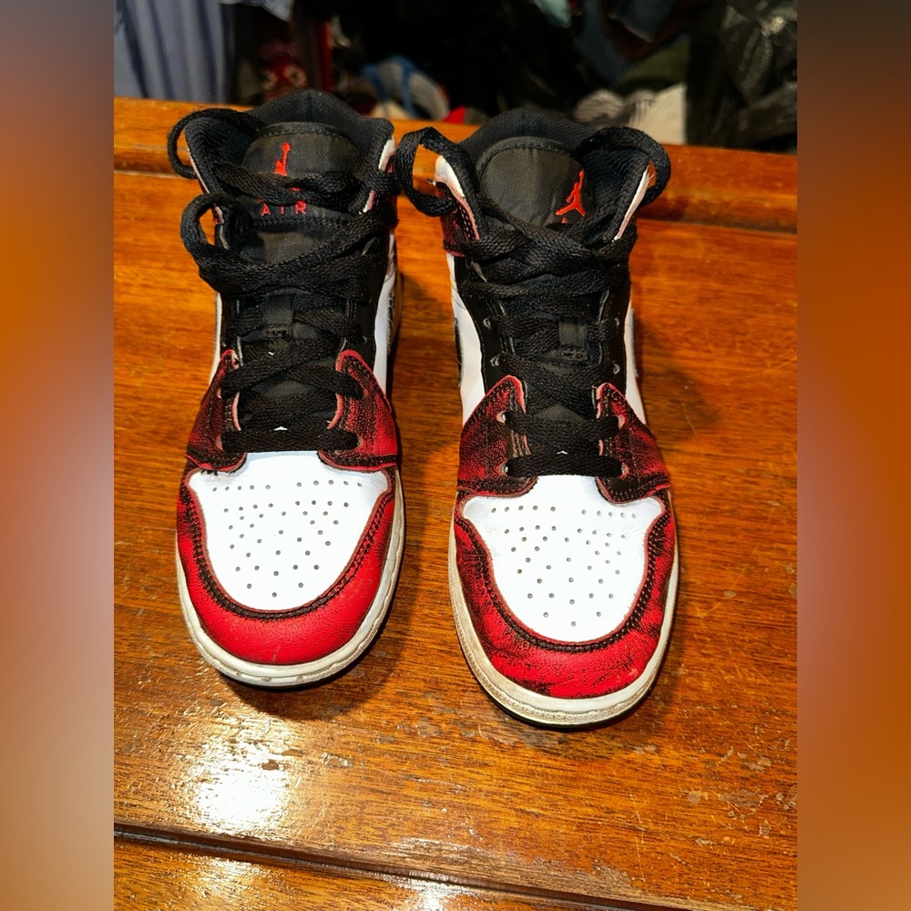 Jordan Kids Sneakers Red and White